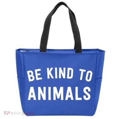Be Kind To Animals Gift Cute Animal Lover Gift Tote Bag