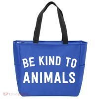 Be Kind To Animals Gift Cute Animal Lover Gift Tote Bag thumb 0