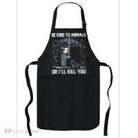 Be Kind To Animals Or I Will Kill You Apron thumb 0