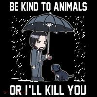 Be Kind To Animals Or I Will Kill You Kids Long Sleeve Shirt thumb 2