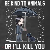 Be Kind To Animals Or I Will Kill You Kids T-Shirt thumb 4