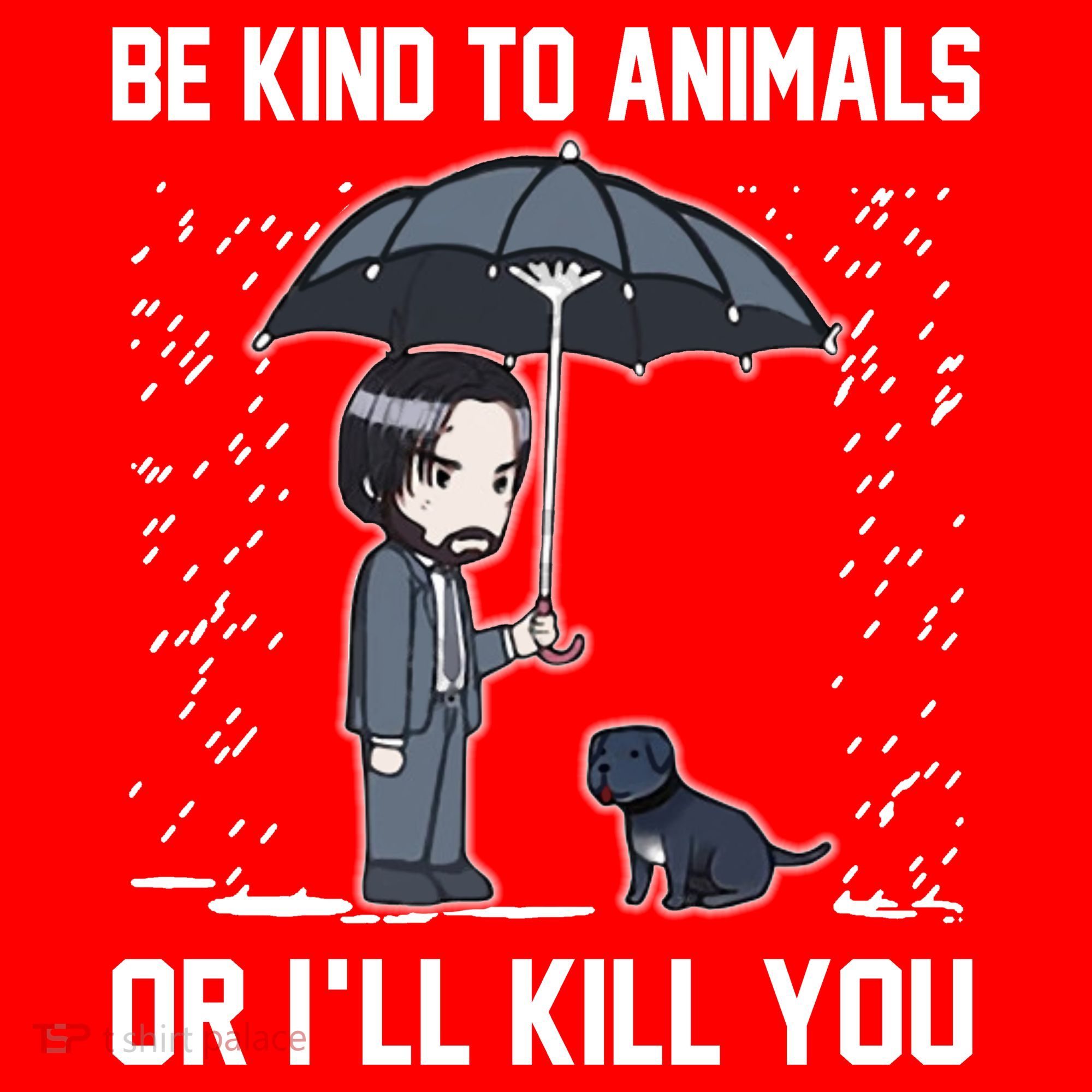 Be Kind To Animals Or I Will Kill You Santa Hat