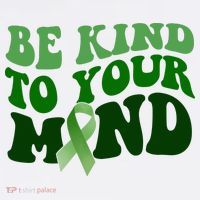 Be Kind To Your Mind Mental Health Awareness Ribbon Long Sleeve Shirt thumb 2