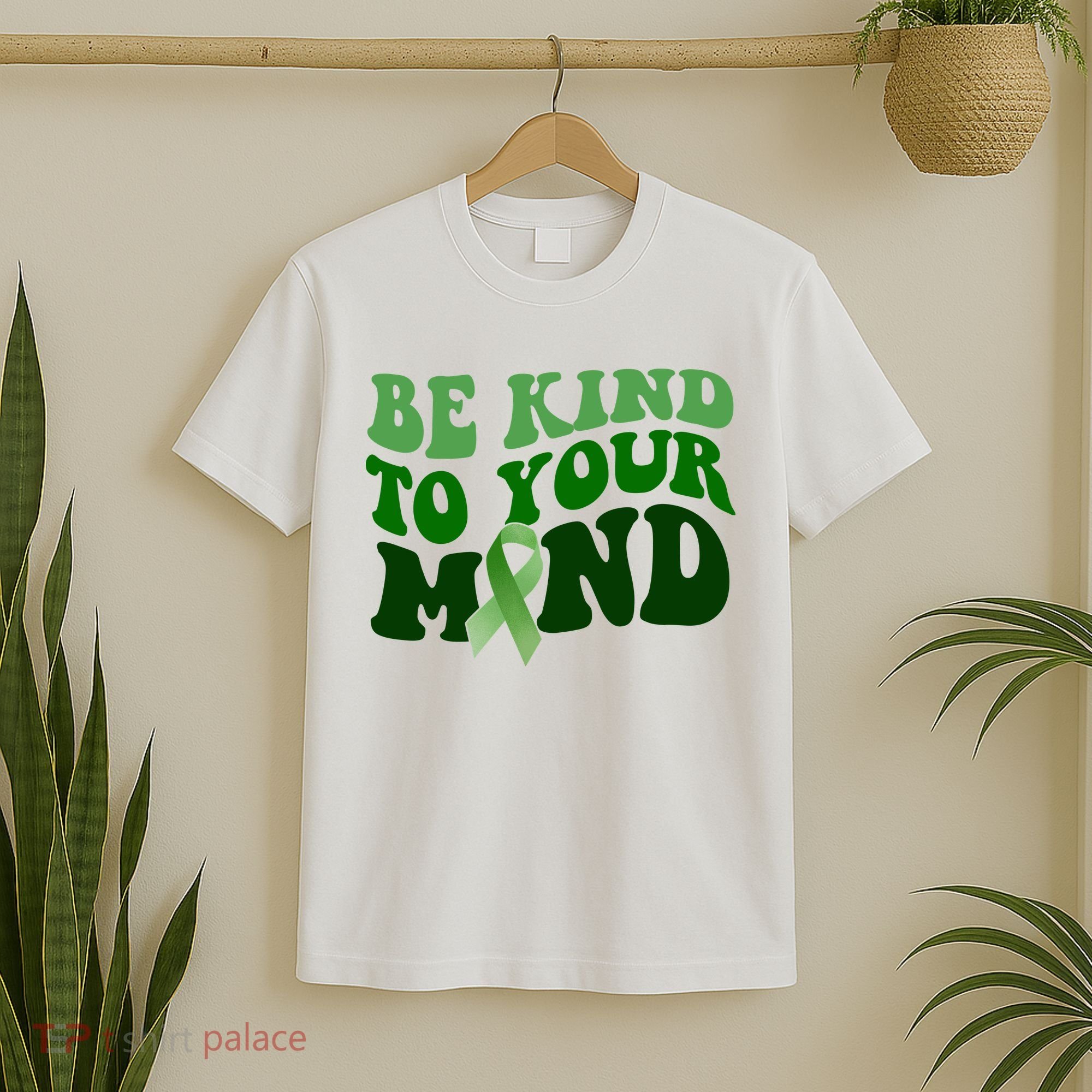 Be Kind To Your Mind Mental Health Awareness Ribbon T-Shirt