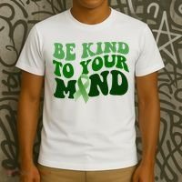 Be Kind To Your Mind Mental Health Awareness Ribbon T-Shirt thumb 3