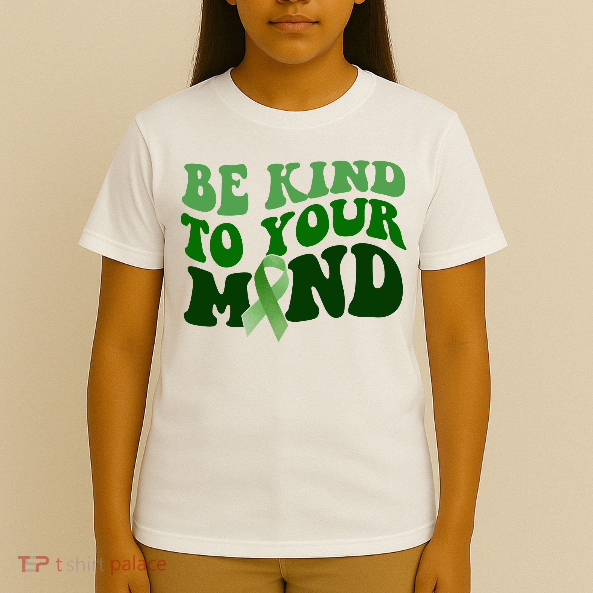 Be Kind To Your Mind Mental Health Awareness Ribbon T-Shirt