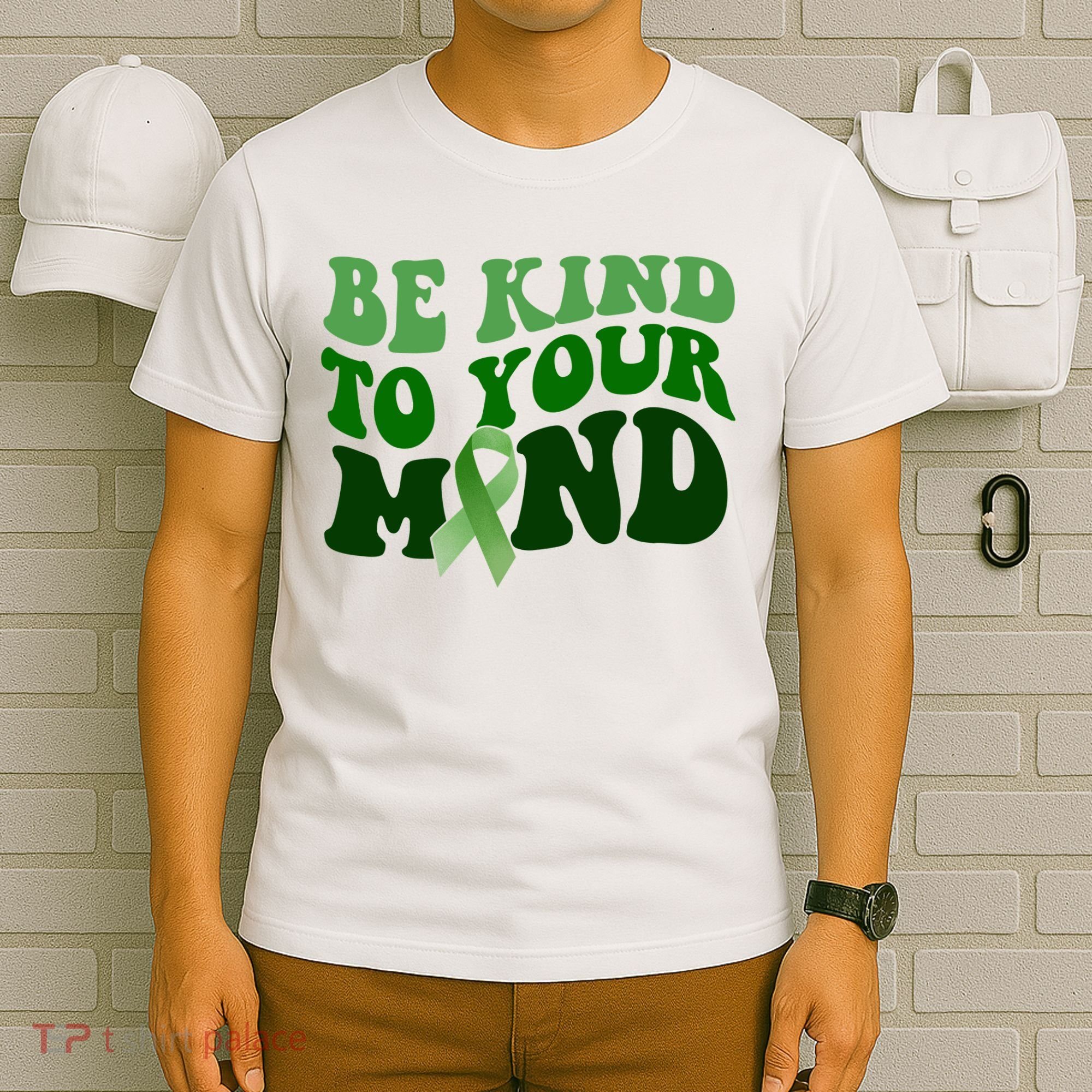 Be Kind To Your Mind Mental Health Awareness Ribbon T-Shirt