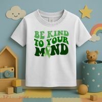 Be Kind To Your Mind Mental Health Awareness Ribbon Toddler T-Shirt thumb 3