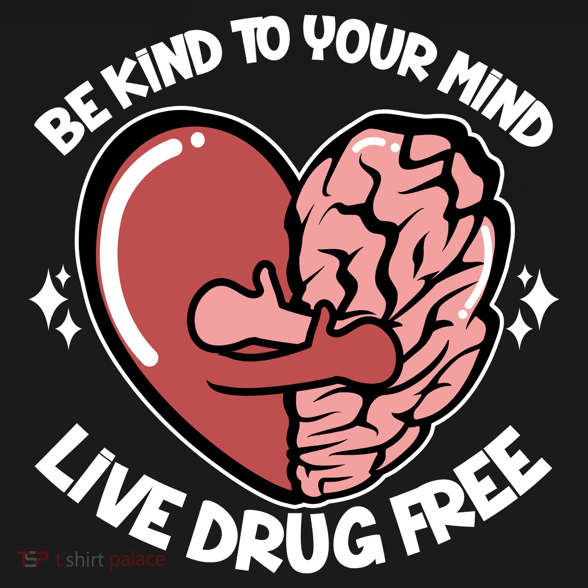Be Kind To Your Mind Live Drug Free Polo