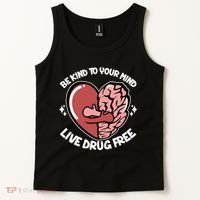 Be Kind To Your Mind Live Drug Free Tank Top thumb 2