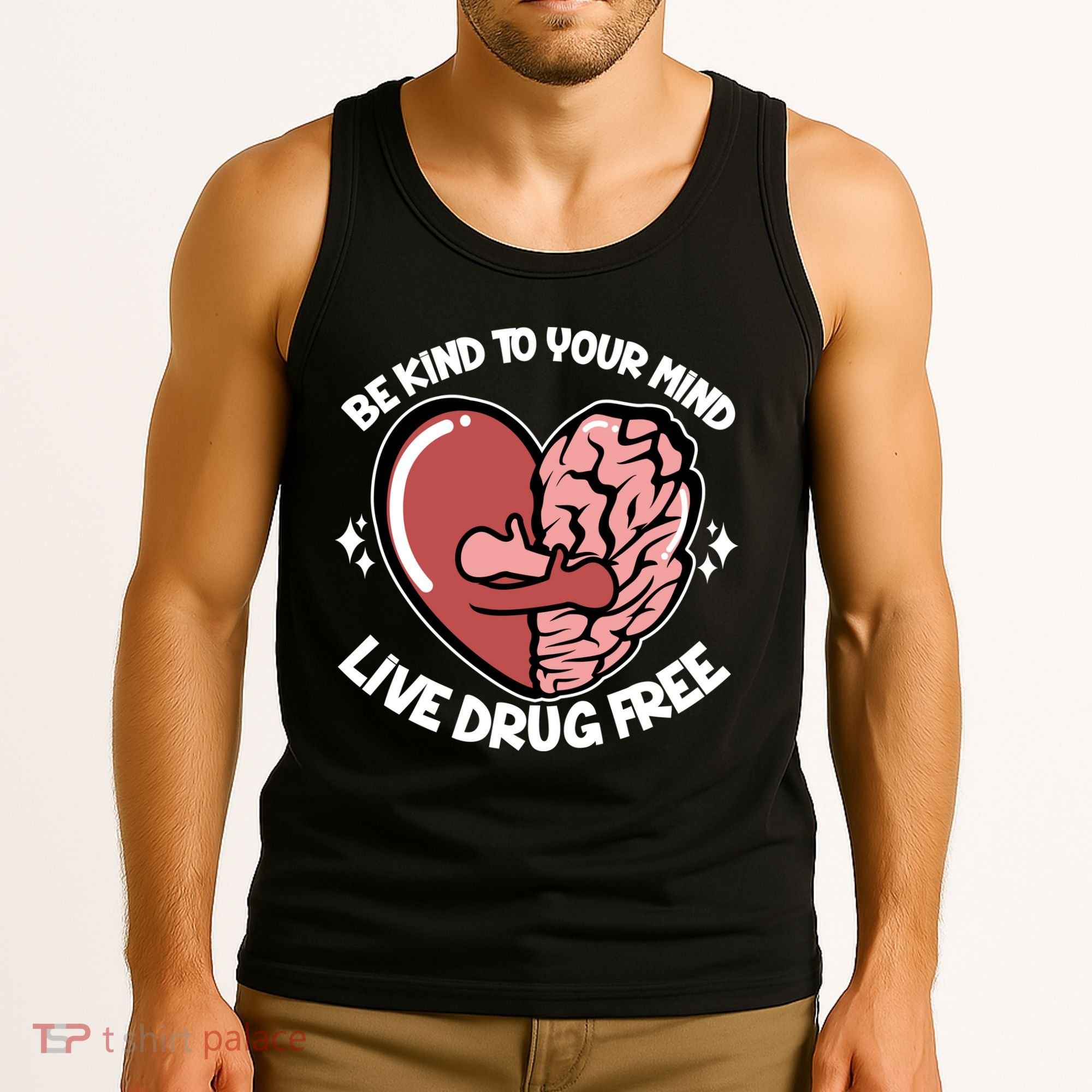 Be Kind To Your Mind Live Drug Free Tank Top