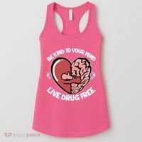 Be Kind To Your Mind Live Drug Free Women's Tank Top thumb 0