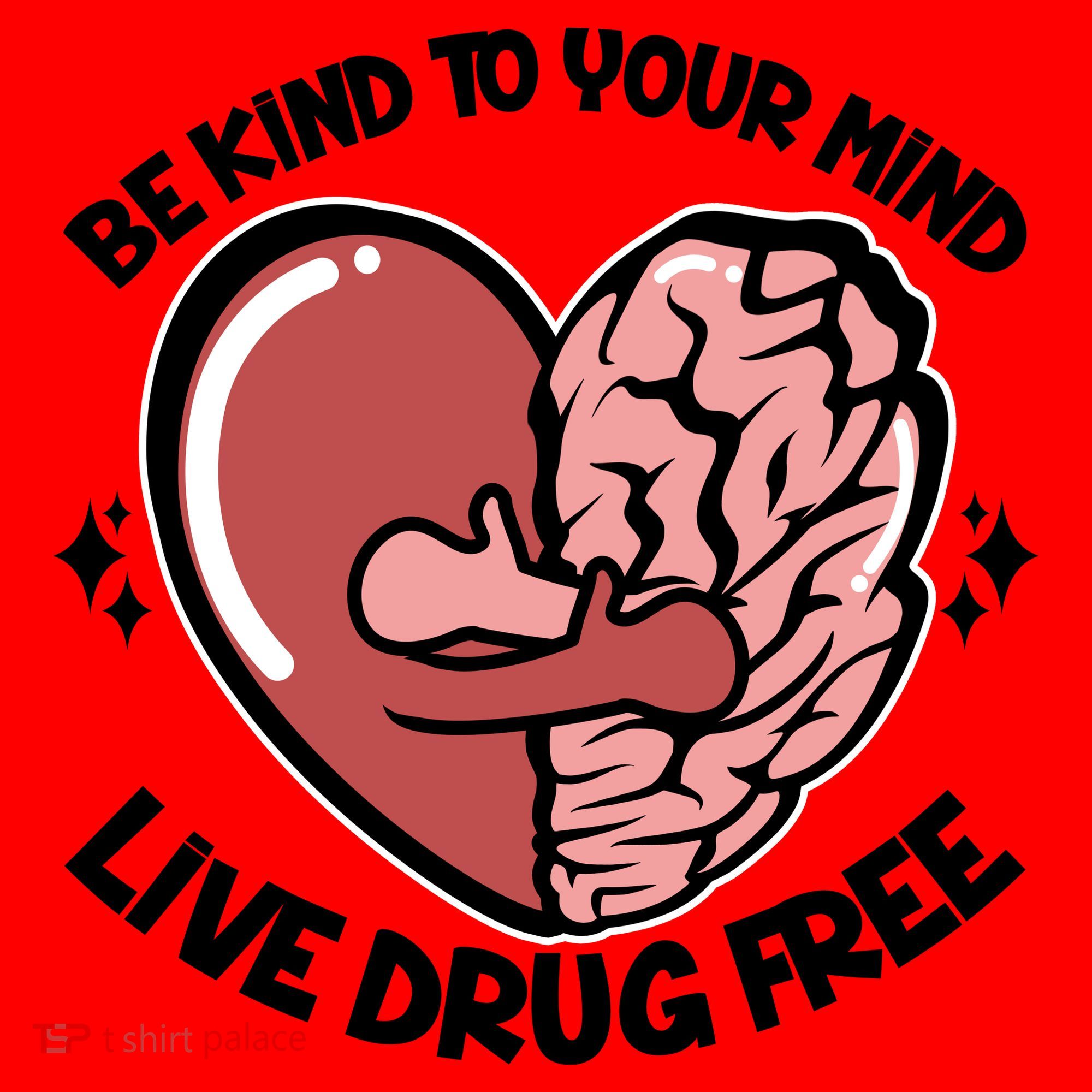 Be Kind To Your Mind Live Drug Free Santa Hat