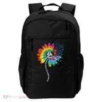 Be Kind Tie Dye Peace Flower Backpack thumb 0