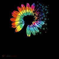Be Kind Tie Dye Peace Flower Coffee Mug thumb 5