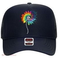 Be Kind Tie Dye Peace Flower Hat thumb 0