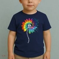 Be Kind Tie Dye Peace Flower Toddler T-Shirt thumb 2