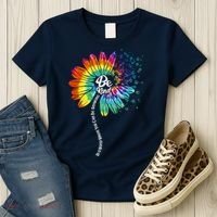 Be Kind Tie Dye Peace Flower Women's T-Shirt thumb 3