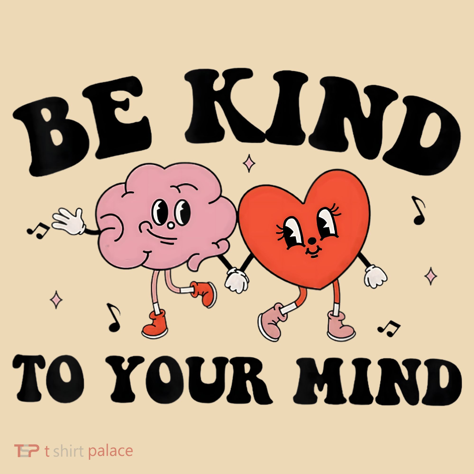 Be Kind To Your Mind Groovy Retro Mental Health Awareness Tote Bag