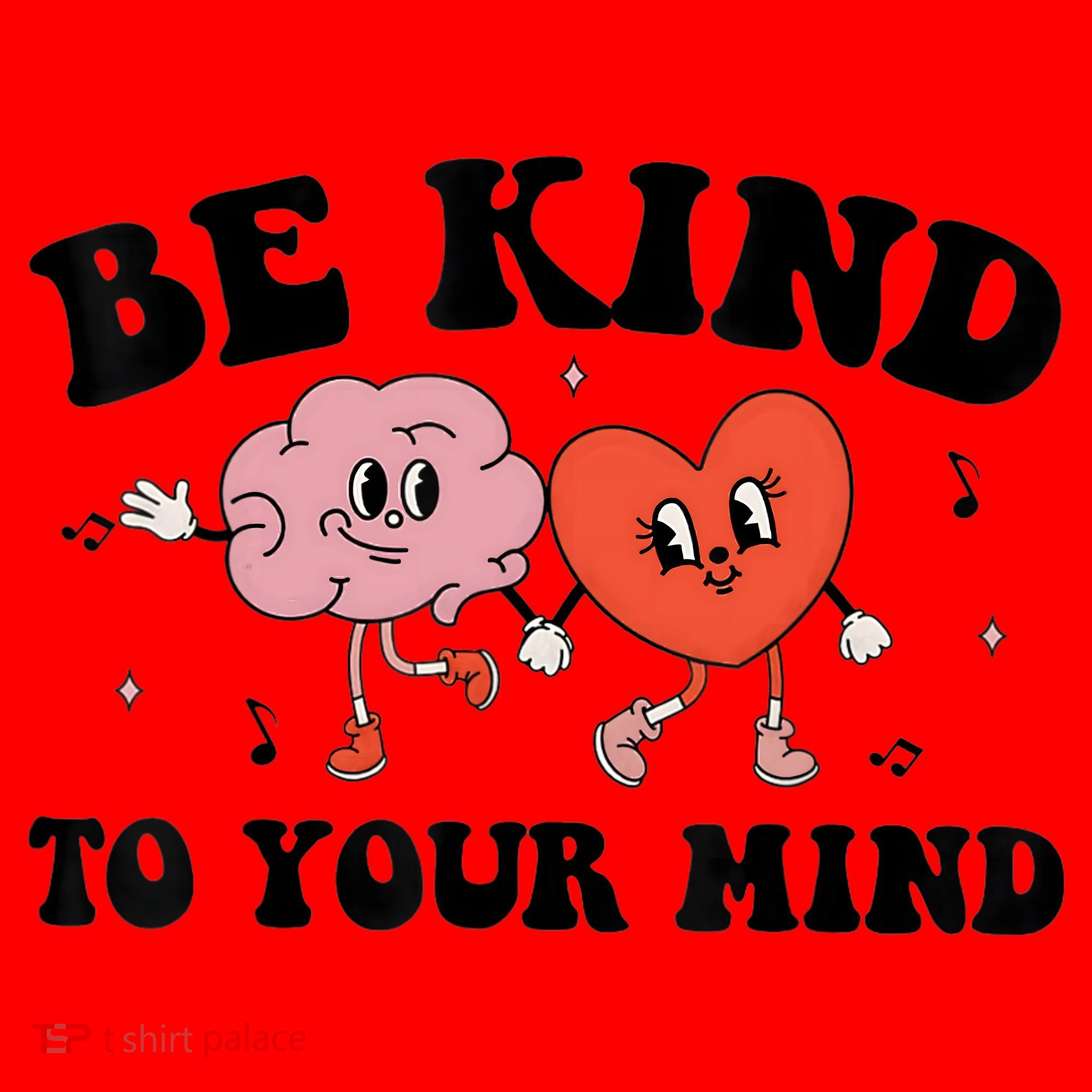 Be Kind To Your Mind Groovy Retro Mental Health Awareness Santa Hat