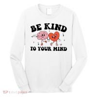 Be Kind To Your Mind Groovy Retro Mental Health Awareness Long Sleeve Shirt thumb 0