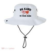 Be Kind To Your Mind Groovy Retro Mental Health Awareness Bucket Hat thumb 0