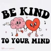 Be Kind To Your Mind Groovy Retro Mental Health Awareness Women's Hoodie thumb 2