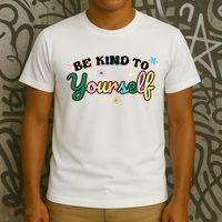 Be Kind To Yourself Colorful Self Love T-Shirt thumb 3