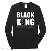Black King The Most Powerful Piece In The Game African Pride Long Sleeve Shirt thumb 0