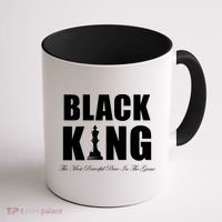 Black King The Most Powerful Piece In The Game African Pride Coffee Mug thumb 1