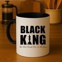 Black King The Most Powerful Piece In The Game African Pride Coffee Mug thumb 4