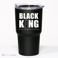 Black King The Most Powerful Piece In The Game African Pride Tumbler thumb 0