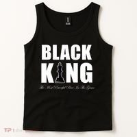 Black King The Most Powerful Piece In The Game African Pride Tank Top thumb 2