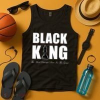 Black King The Most Powerful Piece In The Game African Pride Tank Top thumb 4