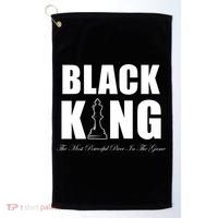 Black King The Most Powerful Piece In The Game African Pride Golf Towel thumb 0