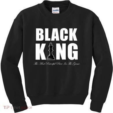 Black King The Most Powerful Piece In The Game African Pride Kids Sweatshirt