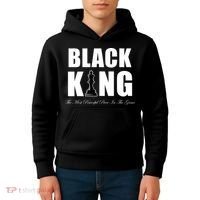 Black King The Most Powerful Piece In The Game African Pride Kids Hoodie thumb 4