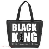 Black King The Most Powerful Piece In The Game African Pride Tote Bag thumb 0