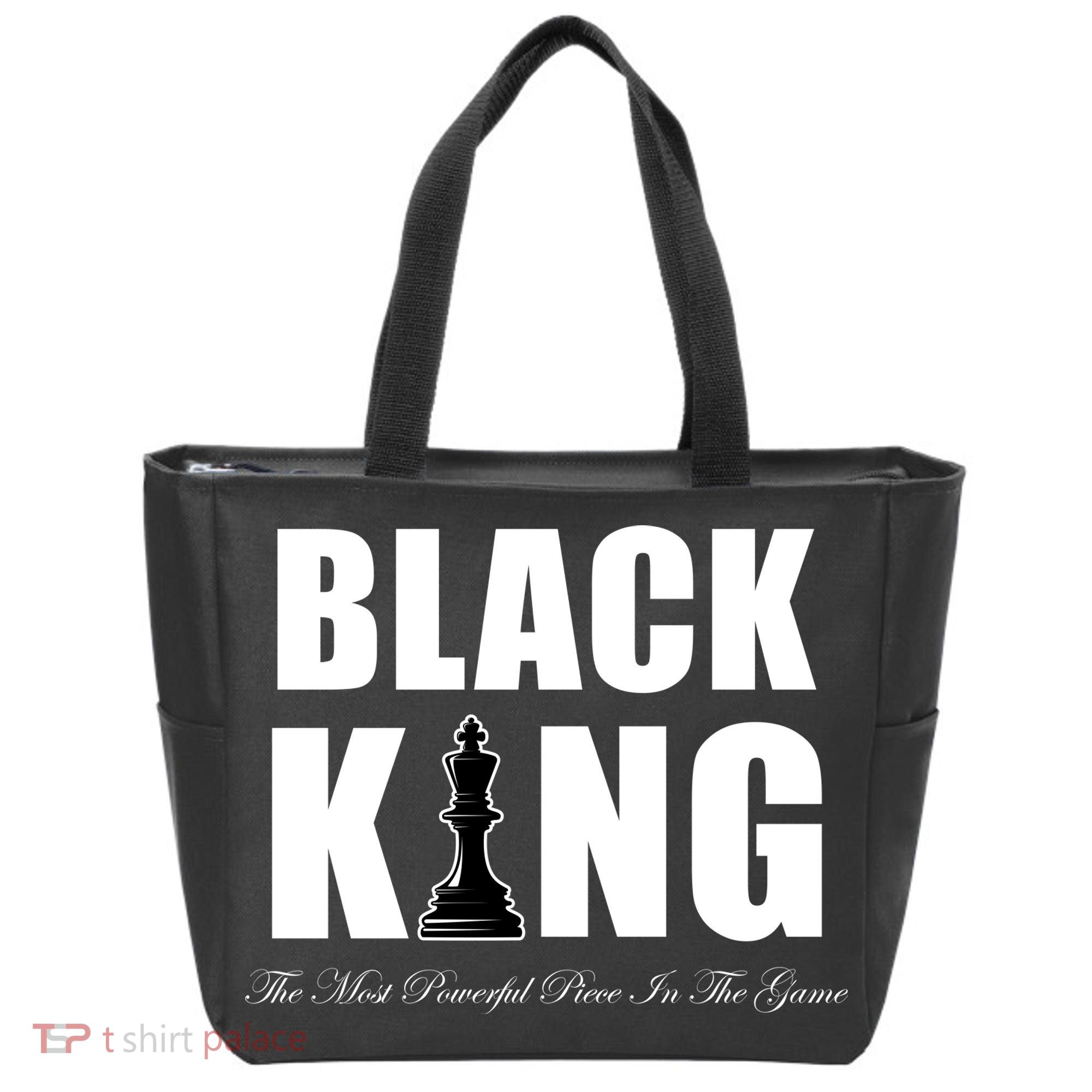 Black King The Most Powerful Piece In The Game African Pride Tote Bag