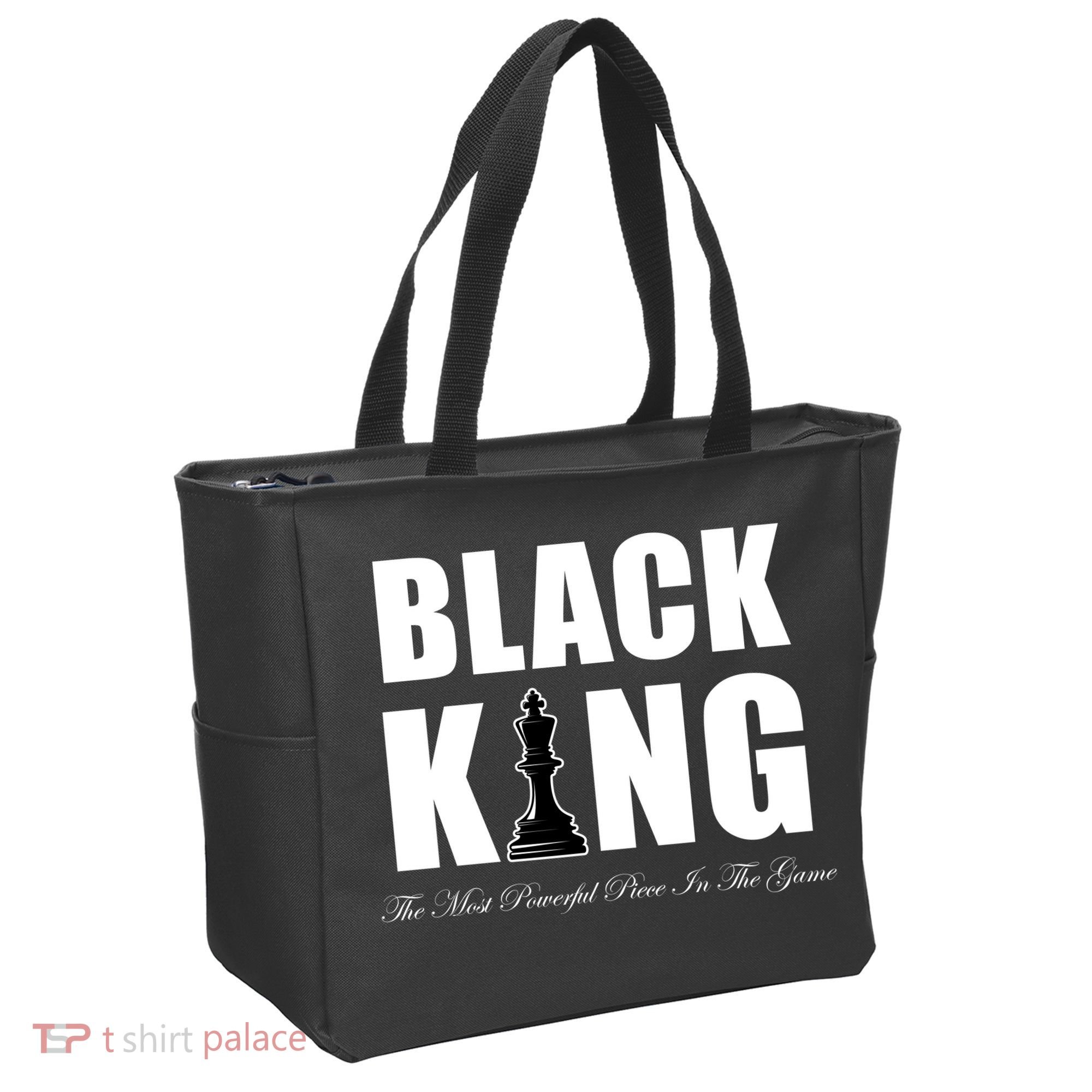 Black King The Most Powerful Piece In The Game African Pride Tote Bag