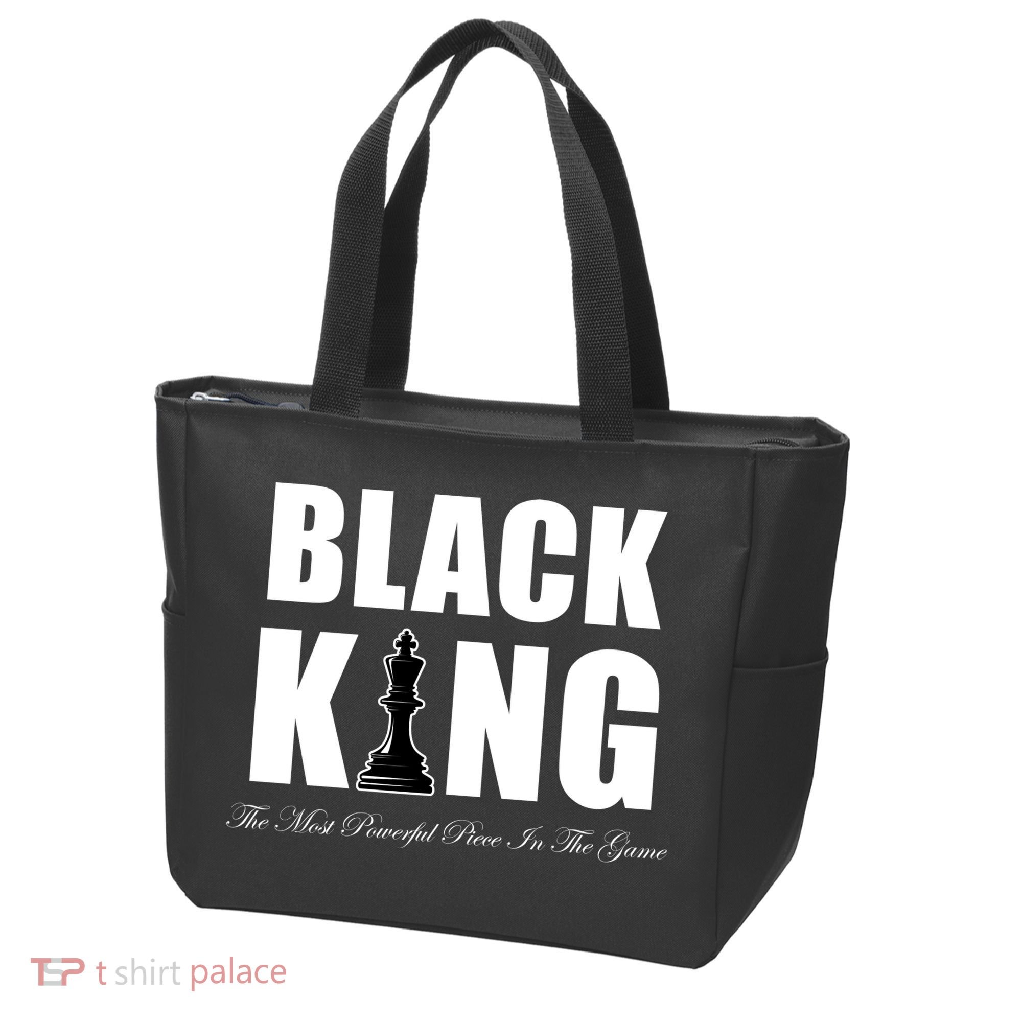 Black King The Most Powerful Piece In The Game African Pride Tote Bag