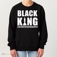 Black King The Most Powerful Piece In The Game Women's Sweatshirt thumb 0