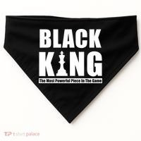 Black King The Most Powerful Piece In The Game USA-Made Doggie Bandana thumb 0