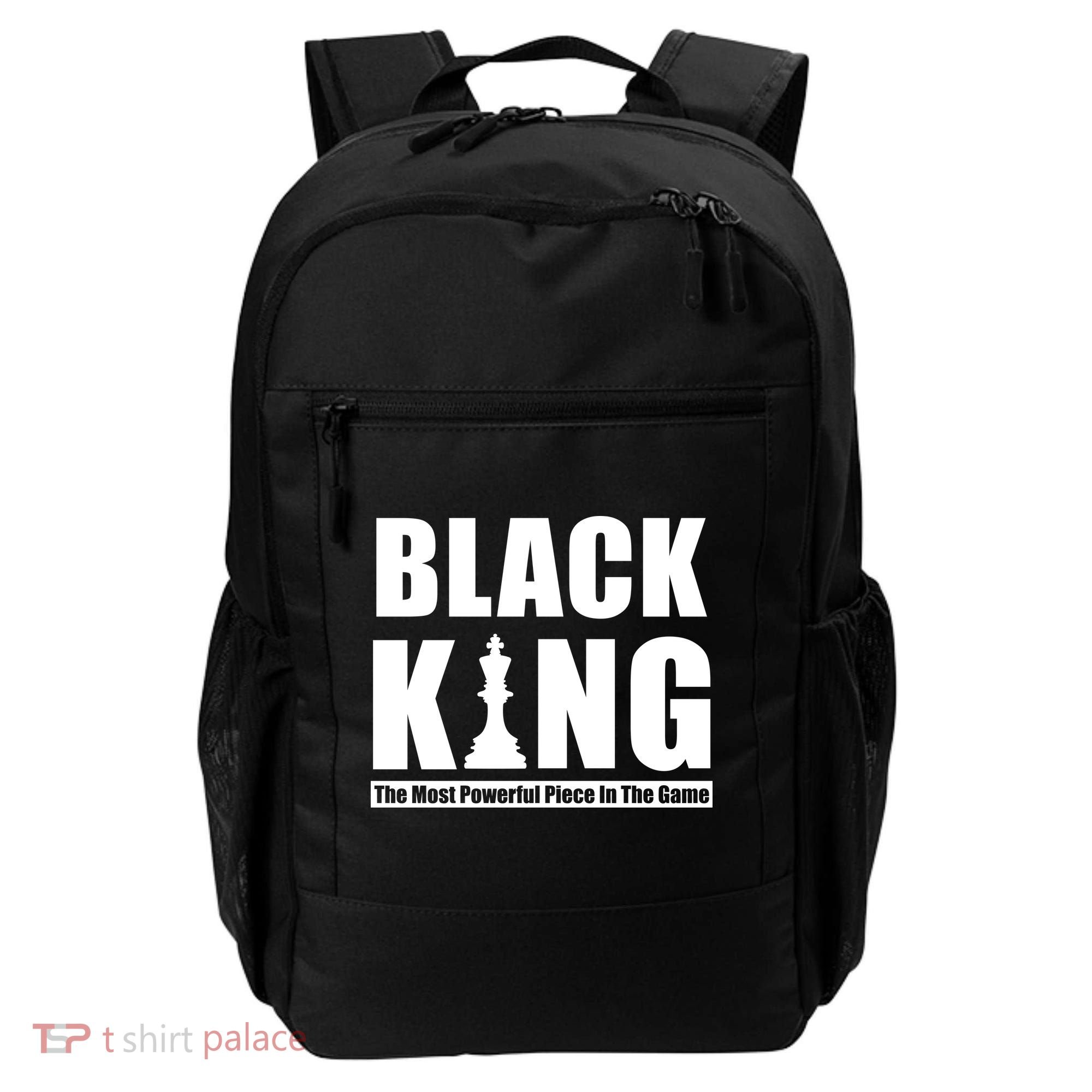 Black King The Most Powerful Piece In The Game Backpack