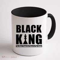 Black King The Most Powerful Piece In The Game Coffee Mug thumb 1