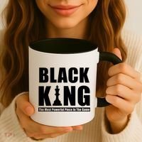 Black King The Most Powerful Piece In The Game Coffee Mug thumb 3
