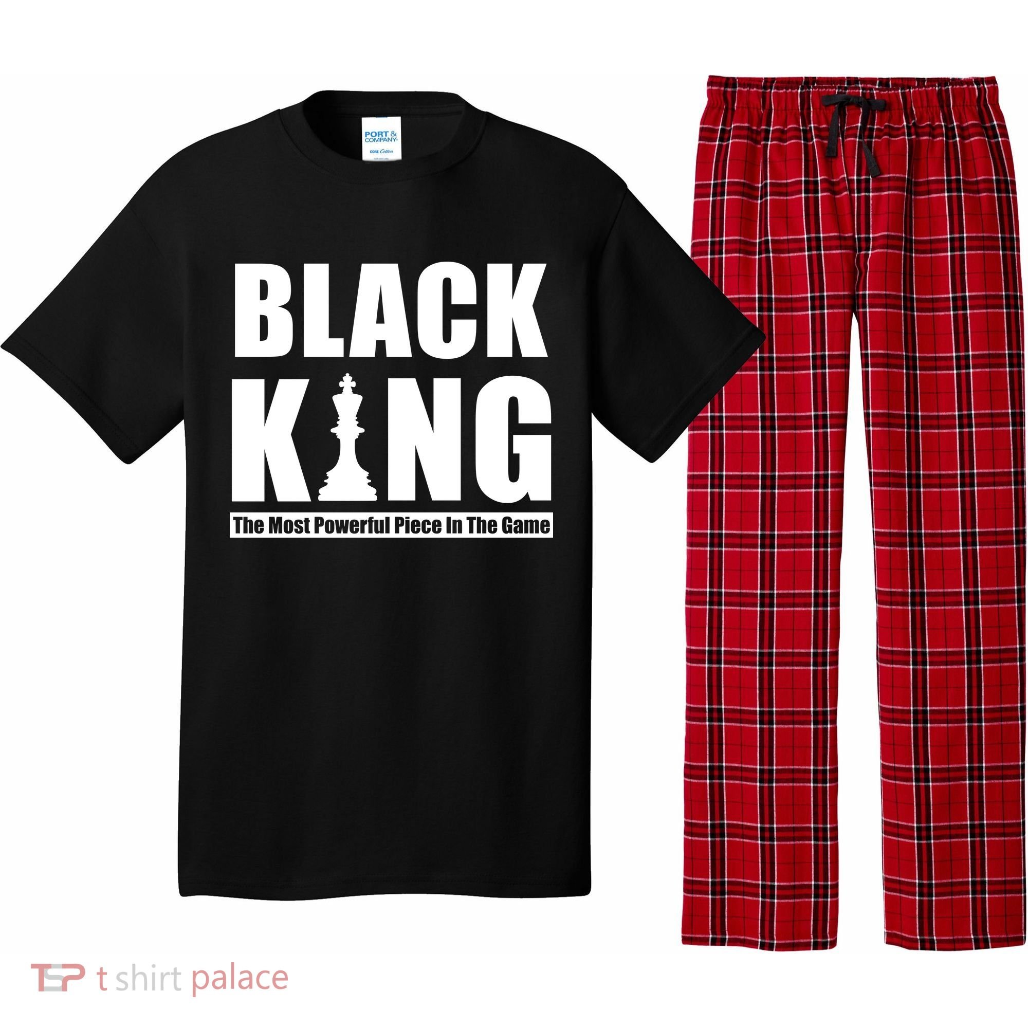 Black King The Most Powerful Piece In The Game Pajama Set