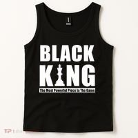 Black King The Most Powerful Piece In The Game Tank Top thumb 2