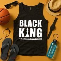 Black King The Most Powerful Piece In The Game Tank Top thumb 4