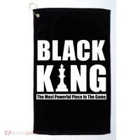 Black King The Most Powerful Piece In The Game Golf Towel thumb 0